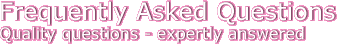 about us - FAQs